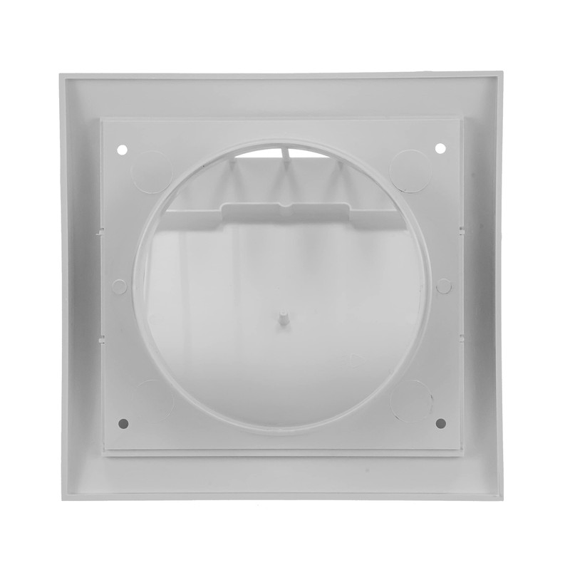 ECOPRO VENT 4 Inch White Plastic Dryer Vent Cover with