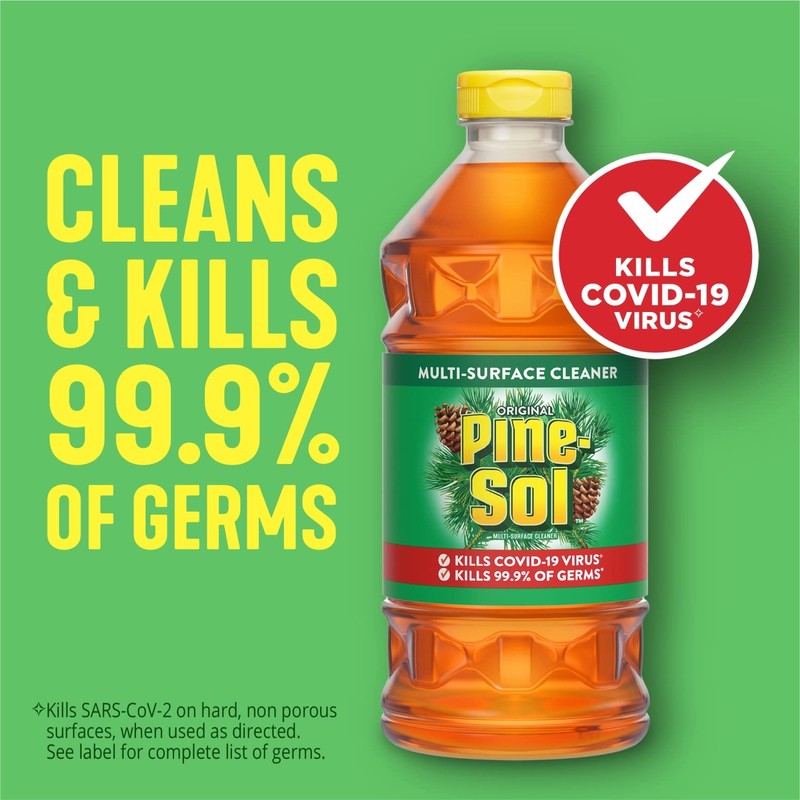 Pine-Sol All Purpose Multi-Surface Cleaner, Original Pine, 60 Ounces Each