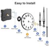 EEEKit Clock Movements for Wall Clock, Self-Installation Movements, 5 Pieces
