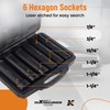 maXpeedingrods 1/2 Inch Drive Extended Length Impact Socket Set, 6Pcs