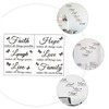 TEHAUX Easy Peel Paste PVC Wall Sticker Inspiring Sentences Alphabet