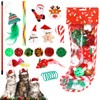 homdat Cat Toy, Pack of 10 Christmas Cat Toy Set