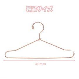 SANJAOYEE 10pcs 40mm Miniature Mini Hanger Clothes Hanger Rack Clothes Rack Accessories Doll Clothes Clothes Clothes BJD Clothes Rack Cute