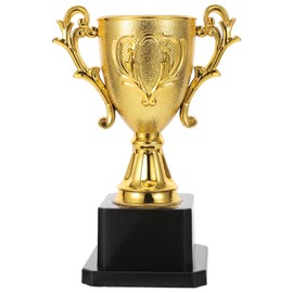 BESPORTBLE Reward Cup Toy Set for Children – Golden Trophies Trophies Trophies with Stand – Ideal as a Reward for Sports Competitions and School Events Perfect for