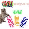 Sluswallow 4Pcs Kitten Spring Toy,Indoor Hunting Toy,Cats Playful Coil Toy