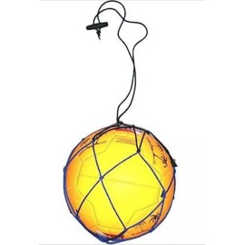 2 Soccer Ball Bungee Elastic Training Juggling Net - Blue, 0.2