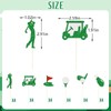 Golf Cupcake Toppers, Golf Birthday Party Decorations, Golf Decor, Let's