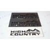 GM Auto Fender Matte Black High Country Rear Hood Duramax