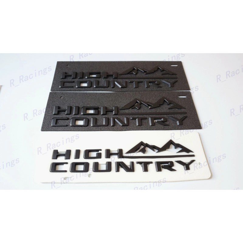 GM Auto Fender Matte Black High Country Rear Hood Duramax