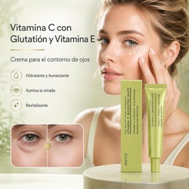 2PC Vitamina C con Glutatión y Vitamina E, Sérum Facial Brillo y Antiarrugas, Tratamiento Unifica el Tono, Suaviza la Piel, Vitamin C Booster Shot, Uso Diario