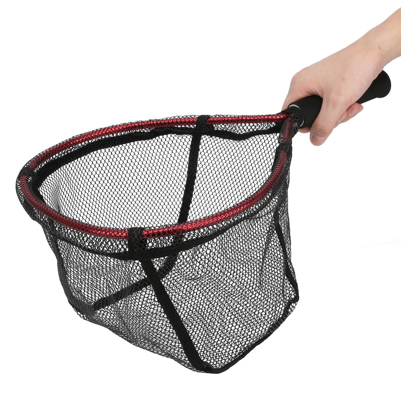 Fishing Net Bag Aluminium Alloy Handheld Diddlenet Lure Portable Small