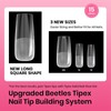 Beetles Tipex Instant Apex Nail Extension Tips Kit Almond/Coffin/Square/Oval/Stiletto/Squaoval Shape