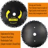 (2pack) Brush Cutter Blade Chainsaw Trimmer - 9 Inch 20