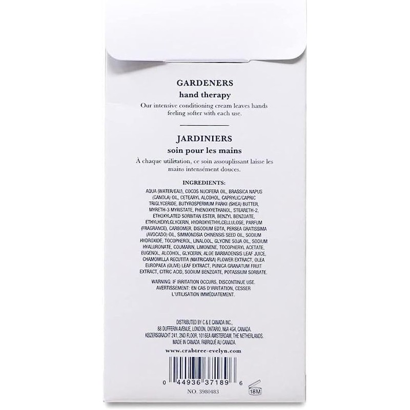 Crabtree & Evelyn- Terapia de manos para jardineros clásicos, 3,5