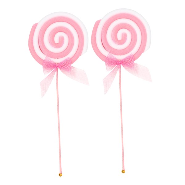 ABOOFAN 4 Pcs Lollipop Props Rounded Lollipop Prop Simulation Candy