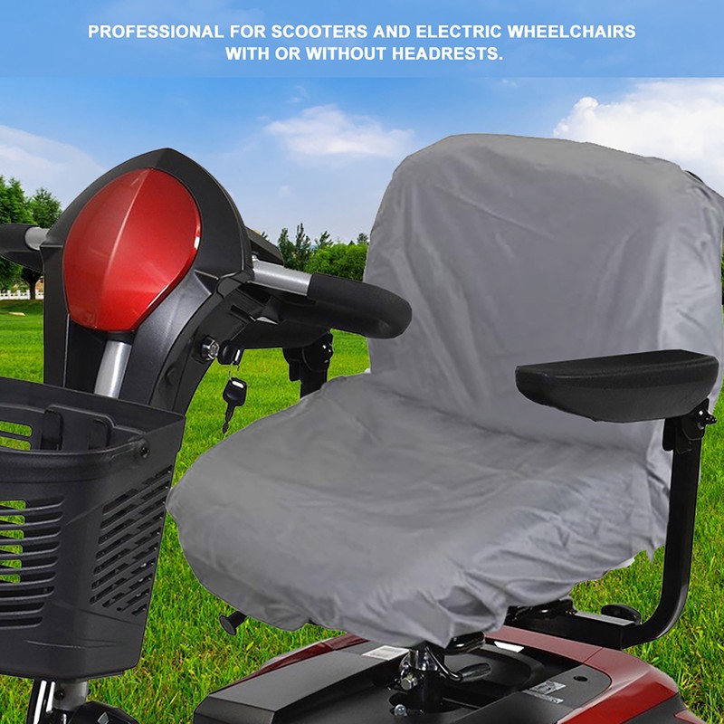 Professional Waterproof Seat Cover for Electric Wheelchairs Mobility Scooter Grey