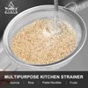Walfos Fine Mesh Strainers Set, Premium Stainless Steel Colanders and