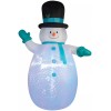 12' Lighted LIGHTSHOW Projection SNOWMAN INFLATABLE Christmas