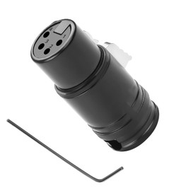 QIANRENON Compact 4Pin XLR Solder Microphone Adapter Adjustable 90° Angle 4Pin XLR Female Thin Cable Connector Gold Plated XLR 4 Audio Socket, for DIY Repair 4 Pole XLR, Included 0.9mm Spanner