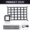 waltyotur Heavy Duty Cargo Net For Pickups Trucks W/Cam Buckles