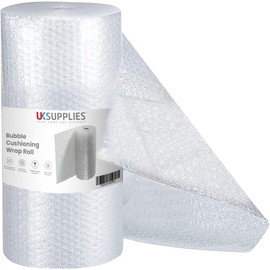 UK SUPPLIES LIMITED Small Strong Bubble Wrap 300mmx20m, Lightweight, Bubble Wrap for Moving House, Shipping & Packing Storage Boxes, Small Air Bubble Wrap Roll, Protecting Wrap