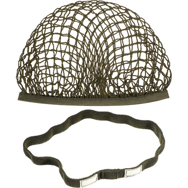 WWII Army Helmet Net Cover Green M1 Steel Helmet Net and Green Cat Eyes Helmet Band without Helmet