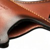 Leather Folding Knife Sheath for Belt, Horizontal Carry Brown Knife