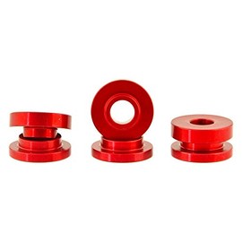 Transmission Bracket Bushings Compatible with Ford Fiesta ST (Red)