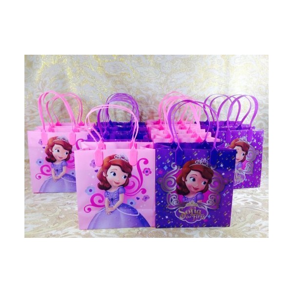 12PC "SOFIA THE FIRST PRINCESS" GOODIE BAGS PARTY FAVOR GIFT BAGS