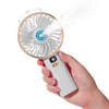 SANCHAISEN Small Portable Misting Fan Rechargeable: Powerful Hand held Usb