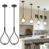 AUTELO 2 Pack Pendant Lights Kitchen Island, Modern Pendant Lights