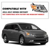 SOCKIR Headlight Assembly Fit 2011-2017 Honda Odyssey OE Style Headlights