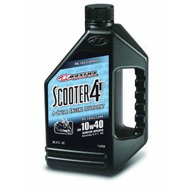 Maxima Racing Oils 11901-3PK Scooter 4T 10w40 Engine Oil 1L Bottle, 3-Pack