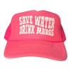 Save Water Drink Margs Trucker Hat for Men or Women,
