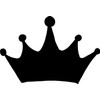 hBARSCI Crown Vinyl Decal - 5 Inches for Cars, Trucks,
