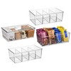 ClearSpace Pantry Organization and Storage Bins with Removable Dividers &