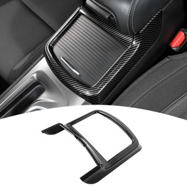 PDKLIN - Funda de fibra de carbono para vaso de agua, calcomanía decorativo para Dodge Charger 2011-2020/ Chrysler 300 2011-2020 Accesorios interiores