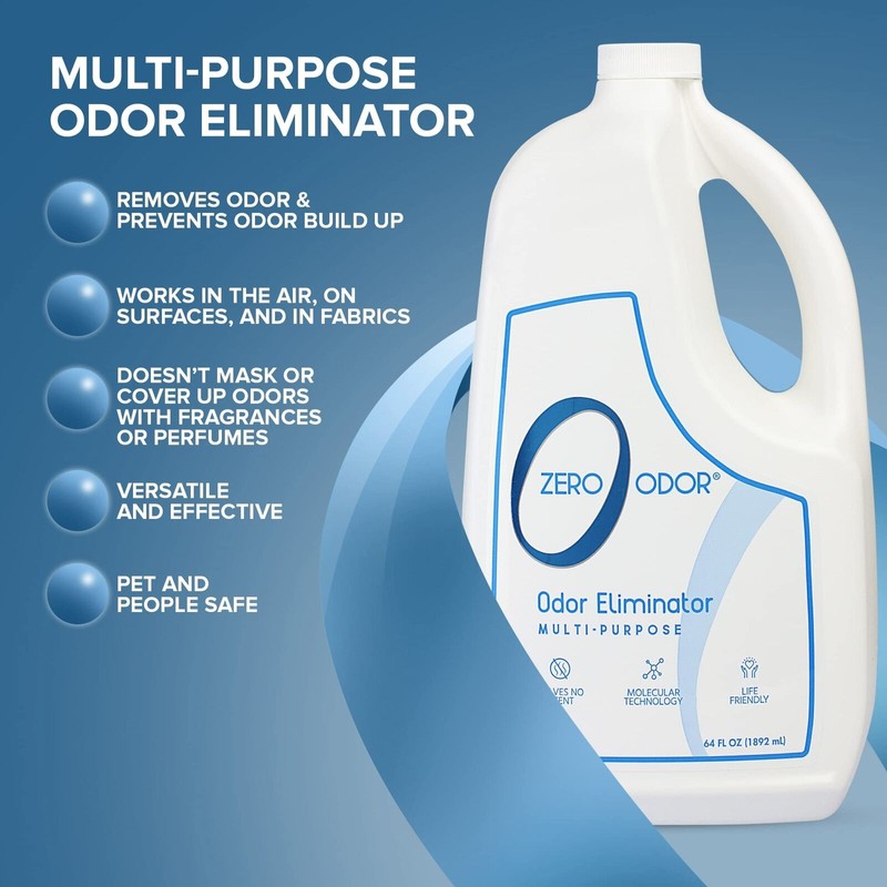 Zero Odor – Multi-Purpose Odor Eliminator- Eliminate Air & Surface