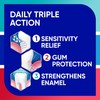Sensodyne Toothpaste Sensitivity Gum and Enamel, Triple Protection, Refreshing Fluoride