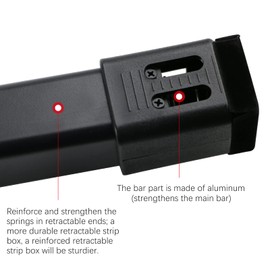 for 2021-2026 Kia Sportage Cargo Cover - Tesmirror Rear Cargo Cover Privacy Retractable Rear Storage Cargo Cover Security Shield Shade for 2021 2022 2023 2024 2025 2026 kia sportage Accessories