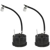safycaby 2 PCS Refrigerator Thermal Overload Protector 1/6 HP (125W)