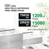 PRINPUSE TN830 Toner Cartridge and DR830 Drum Unit Compatible for