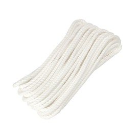 Sato Vinylon Rope, White, Thickness Approx. 0.2 inches (6 mm) x Length 32.8 ft (10 m), For Packing, Packing, Made in Japan, 1 Piece