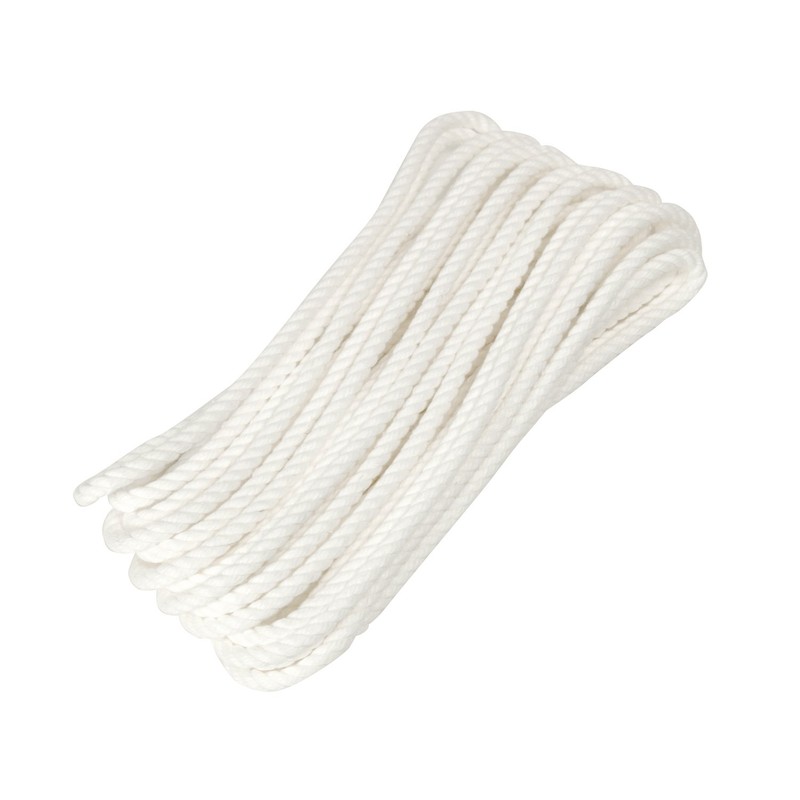 Sato Vinylon Rope, White, Thickness Approx. 0.2 inches (6 mm)