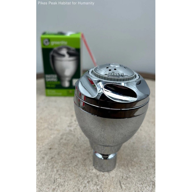 Greenlite Lot of 4 Geenlite Water Saving Economy Showerheads 1.5gpm