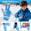 Kiiwah 3 Paia Guanti Invernali a Dita Bambini, Guanti in