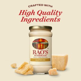 Rao's Homemade Alfredo Sauce 15 Ounce Creamy Keto Friendly Pasta Sauce