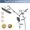 Wide Rain Shower Head with Handheld Spray Combo and Extention