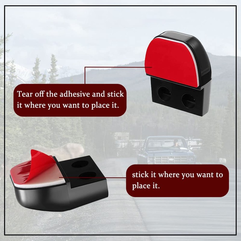DWARFOO 2 Pack Deer Whistles, Animal Warning Devices for Car
