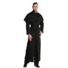 YTWS Priest Costume For Adult Men Halloweeen Exorcist Costume Wizard